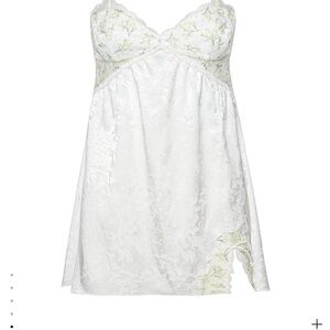 For Love And Lemons White Baby’s Breath Mini Dress S